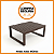 Mesa de Centro Torino Alumínio Ripado 80x60cm Resistente à Corrosão - Imagem 17