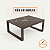 Mesa de Centro Torino Alumínio Ripado 80x60cm Resistente à Corrosão - Imagem 15