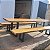 Conjunto Mesa Rústica Texas com 2 Bancos Madeira e Metalon Sob Medida - Imagem 9