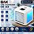 Mini Climatizador de Ar BAK CAF331 7W 450ml 3 Velocidades com LED - Imagem 2