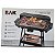 Churrasqueira Elétrica BAK Gourmet 2 em 1 com Pedestal e Mesa 127V/220V - Imagem 3
