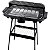 Churrasqueira Elétrica BAK Gourmet 2 em 1 com Pedestal e Mesa 127V/220V - Imagem 1