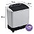 Lavadora Semiautomática Praxis Twin Tub 2 em 1 6kg + Centrífuga 4kg - Imagem 6
