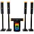 Home Theater Microsystem Sombox DDM03 Bluetooth com USB e Entrada Auxiliar - Imagem 1