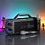 Caixa de Som Amplificada Bluetooth 360W D-XK300 com 2 Microfones, Karaokê e LED RGB - Imagem 10