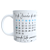 Caneca Calendário Love - Imagem 1