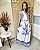 Vestido Longo Estampado - Imagem 1