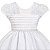 Vestido Infantil Juvenil Branco Renda Giovanella - Imagem 3