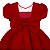 Vestido Infantil Juvenil Vermelho Renda de Festa Giovanella - Imagem 5