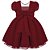 Vestido Infantil Juvenil Vermelho Renda de Festa Giovanella - Imagem 2