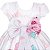 Vestido Infantil Juvenil Branco Jardim Encantado Borboletas Giovanella - Imagem 5