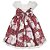 Vestido Infantil Juvenil Jardim Encantado Floral Marsala Giovanella - Imagem 2