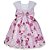 Vestido Infantil Juvenil Rosa Floral Jardim Encantado Giovanella - Imagem 2