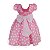 Vestido Infantil Juvenil Rosa Poá Branco Giovanella - Imagem 2
