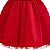 Vestido Infantil Juvenil Vermelho Busto Renda Giovanella - Imagem 3