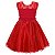 Vestido Infantil Juvenil Vermelho Renda de Festa Giovanella - Imagem 1