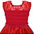 Vestido Infantil Juvenil Vermelho Renda de Festa Giovanella - Imagem 3