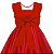 Vestido Infantil Juvenil Vermelho Renda de Festa Giovanella - Imagem 5