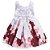 Vestido Infantil Juvenil Floral Marsala Coração Giovanella - Imagem 2