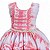 Vestido Infantil Juvenil Coral Floral de Festa Giovanella - Imagem 3