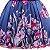 Vestido Infantil Juvenil Marinho Floral Rosa Giovanella - Imagem 5
