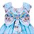 Vestido Infantil Juvenil Azul Cindy Floral de Festa Giovanella - Imagem 4