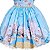 Vestido Infantil Juvenil Azul Cindy Floral de Festa Giovanella - Imagem 5