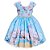 Vestido Infantil Juvenil Azul Cindy Floral de Festa Giovanella - Imagem 1