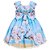 Vestido Infantil Juvenil Azul Cindy Floral de Festa Giovanella - Imagem 2