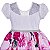 Vestido Infantil Juvenil Rosa Floral Busto Renda Giovanella - Imagem 3