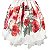 Vestido Infantil Juvenil Branco Floral Vermelho Rosas Giovanella - Imagem 4