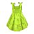 Vestido Infantil Juvenil 3 Marias Verde Neon Limão V&A - Imagem 2