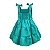 Vestido Infantil Juvenil 3 Marias Verde Turquesa V&A - Imagem 2