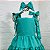 Vestido Infantil Juvenil 3 Marias Verde Turquesa V&A - Imagem 3