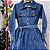 Vestido Infantil Jeans Manga Longa V&A - Imagem 3