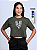 Cropped Feminino "Coração animal print" - Imagem 1
