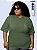 T-shirt Plus Size Feminina "Mão com coração" - Imagem 1