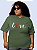 T-shirt Plus Size Feminina "Love Coração" - Imagem 4