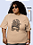 T-shirt Plus Size Feminina "Óculos de onça" - Imagem 1