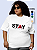 T-shirt Plus Size Feminina "Stay true your self" - Imagem 1