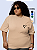 T-shirt Plus Size Feminina "Coração vazado" - Imagem 1