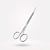Tesoura Gorney Freeman Bifacetada Serrilhada Curva 19cm - Imagem 1