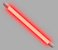 Tubular LED 9W Vermelho - Imagem 1