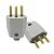 Pino Macho 2P+T 10A Cinza - Imagem 1