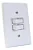 Interruptor 2 Teclas Simples 10A Branco - Imagem 1