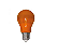 Lâmpada LED 6W Laranja - Imagem 1