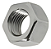 PORCA SEX FE NC 3/8 CH 9/16 ZB - Imagem 1