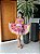 Avental Junino Floral Rosa 150cm - Imagem 2