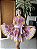Avental Junino Floral Rosa 100cm - Imagem 2