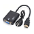 CABO CONVERSOR ADAPTADOR HDMI PARA VGA COM SAÍDA DE ÁUDIO P2 - Imagem 1